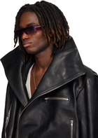 Rick Owens Purple Geth Sunglasses