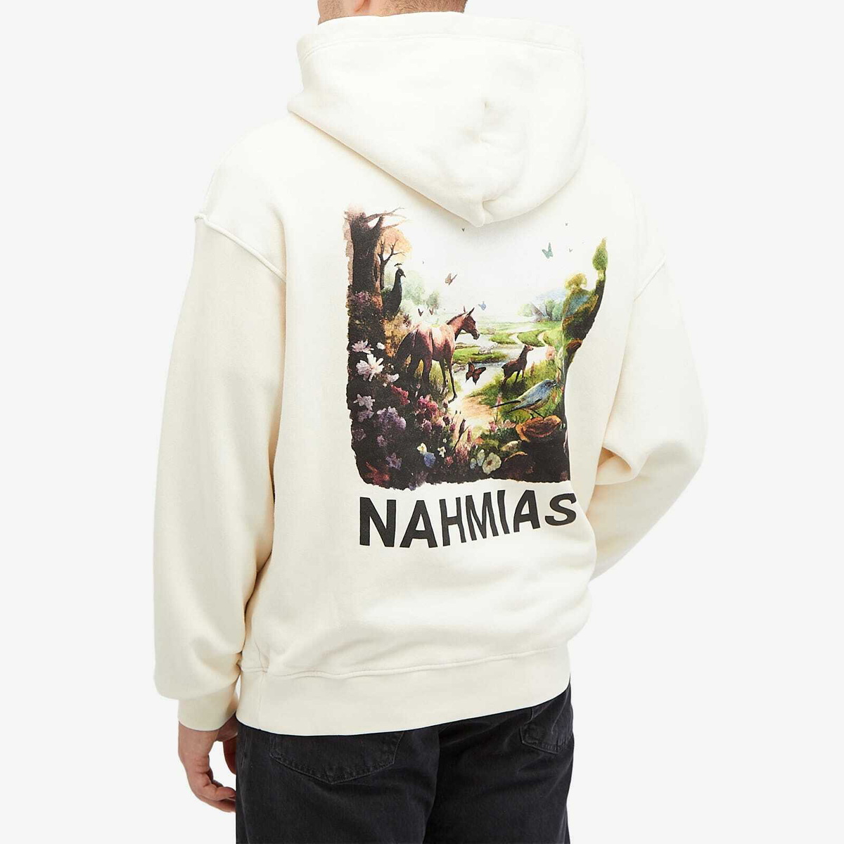 Nahmias Men's Miracle Meadows Hoodie in Antique White