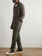 Rick Owens - Tapered Cotton-Blend Poplin Trousers - Green