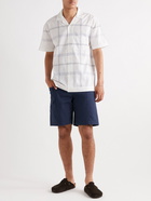 SMR Days - Calangute Herringbone Cotton-Twill Shorts - Blue