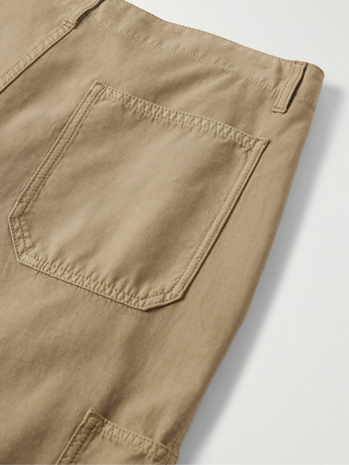 The Row - Marlon Straight-Leg Cotton Trousers - Neutrals The Row The Row - Marlon Straight-Leg Cotton Trousers - Neutrals The Row