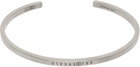 MM6 Maison Margiela Numeric Minimal Signature Cuff Bracelet