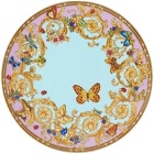 Versace Blue Rosenthal 'Le Jardin' Service Plate, 33 cm