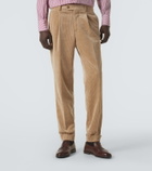 Brunello Cucinelli Cotton and cashmere corduroy suit