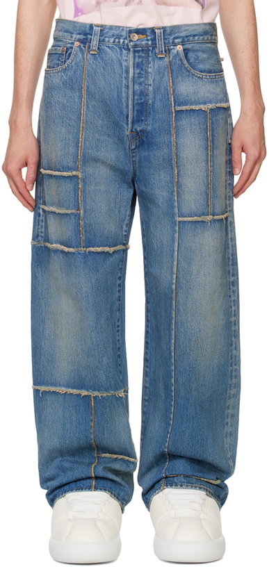 Photo: doublet Blue Frankenstein Cutting Jeans