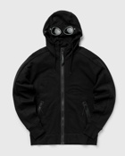 C.P. Company Sweatshirts   Hooded Open Black - Mens - Hoodies|Zippers
