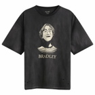 BEAMS Men's Portrait T-Shirt in Fade Black