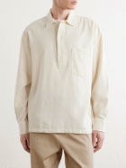 Officine Générale - Jordy Cotton-Twill Polo Shirt - Neutrals