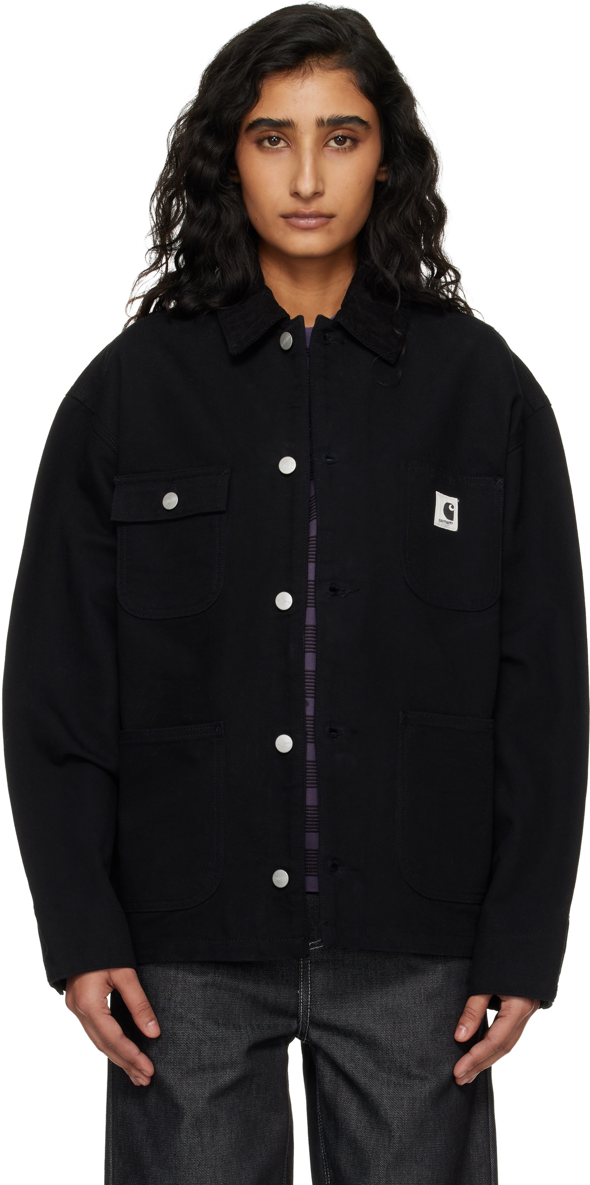 Carhartt Work In Progress Black OG Michigan Coat