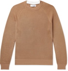 Brunello Cucinelli - Contrast-Tipped Ribbed Cotton Sweater - Neutrals