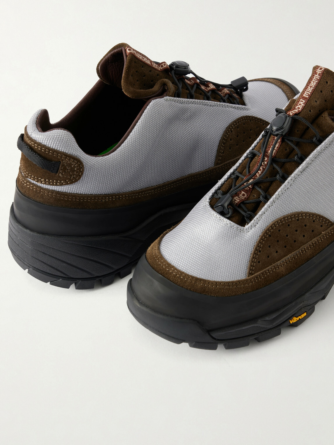 Diemme - Rayon Vert Grappa Hiker Suede-Trimmed Nylon Sneakers - Gray
