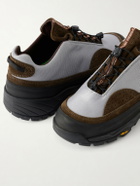Diemme - Rayon Vert Grappa Hiker Suede-Trimmed Nylon Sneakers - Gray
