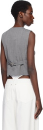 Pushbutton Gray Dummy Shaped Vest