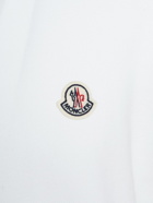 MONCLER Logo Patch Cotton Polo Shirt