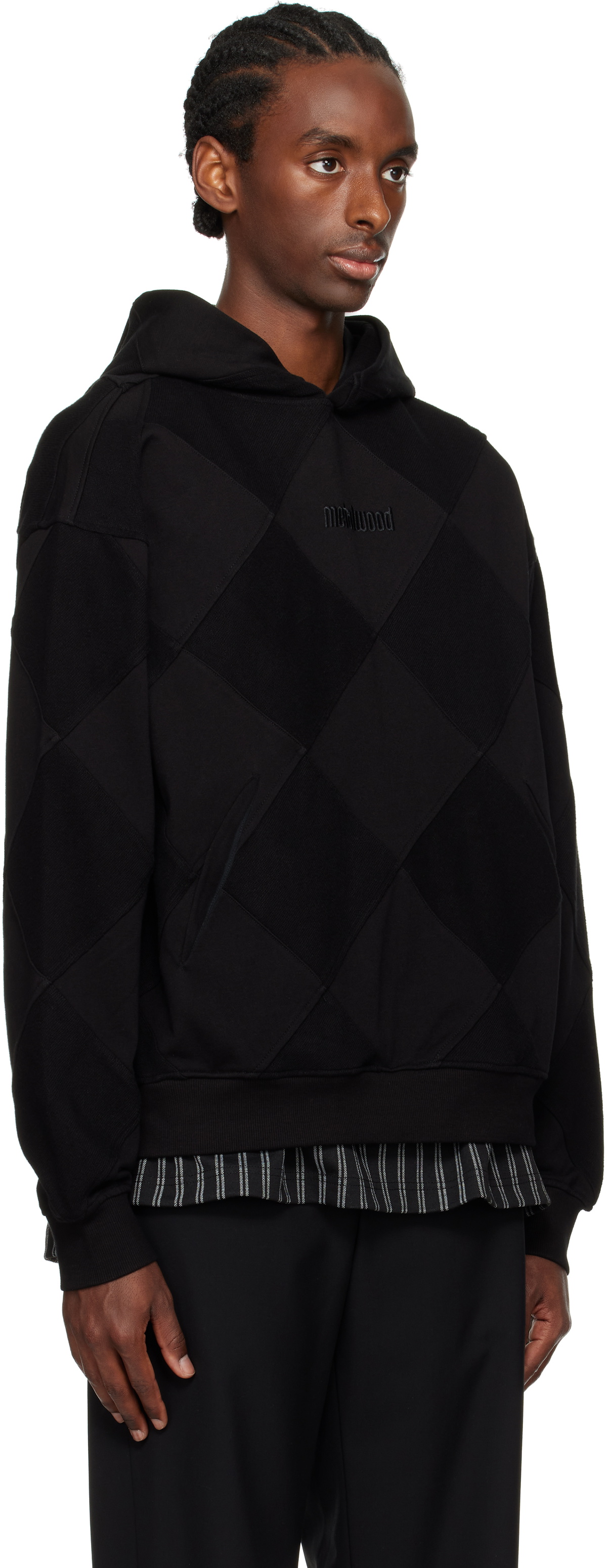 Metalwood Studio Black Diamond Terry Hoodie
