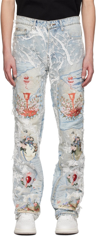 Photo: Who Decides War Blue Chalice Jeans