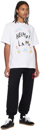 Helmut Lang White Printed T-Shirt