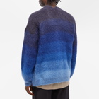 Isabel Marant Men's Danah Dip Dyed Mohair Cardigan in Navy