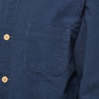 Folk Men's Crinkle Assembly Jacket in Navy