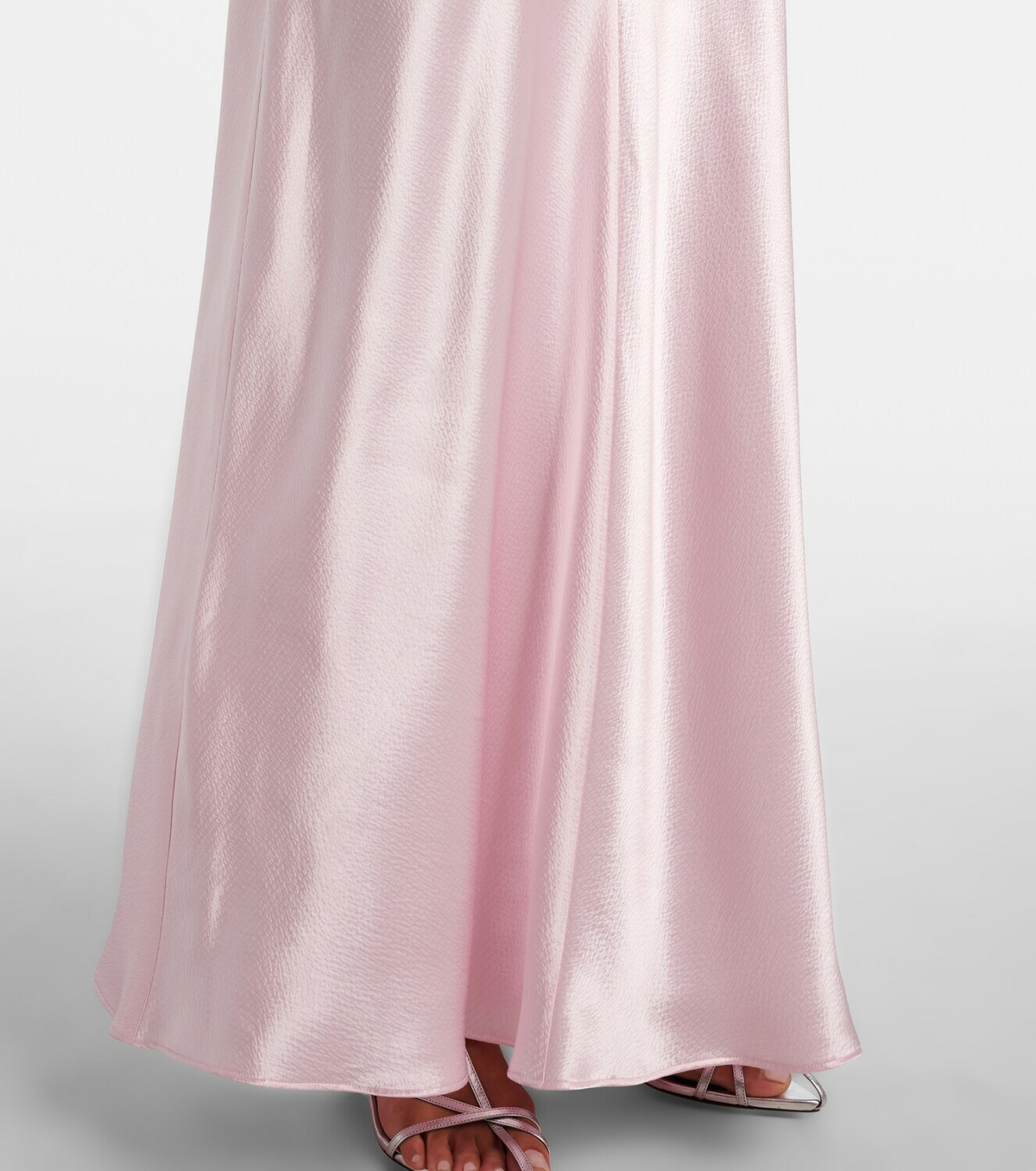 Fforme Naomie satin maxi dress