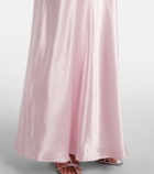 Fforme Naomie satin maxi dress