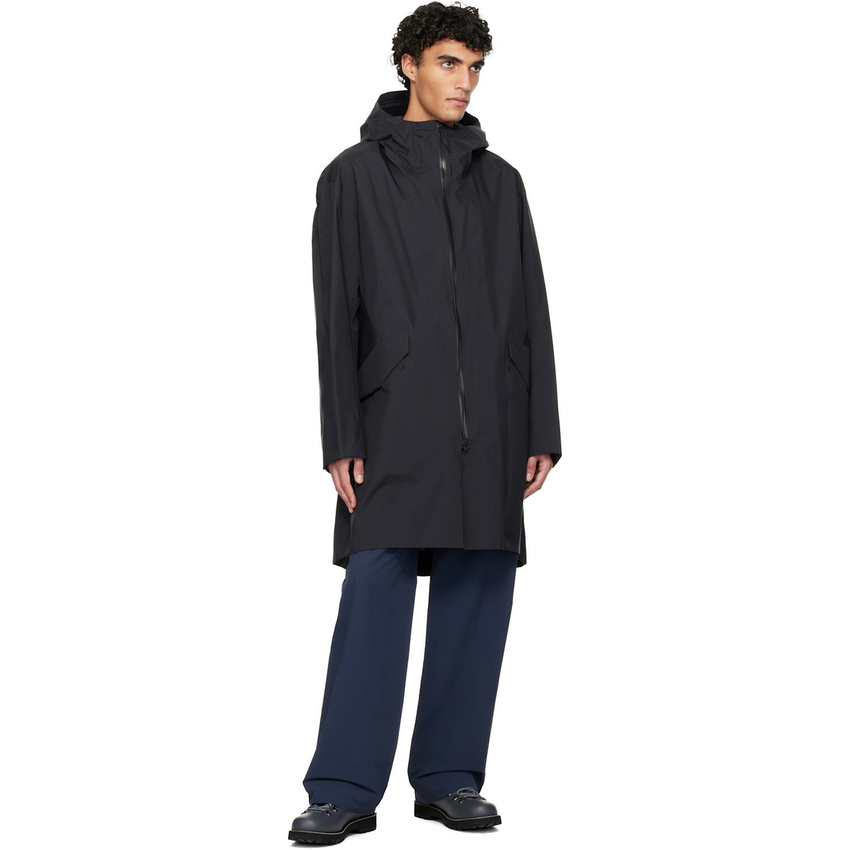 Veilance Black Monitor Coat