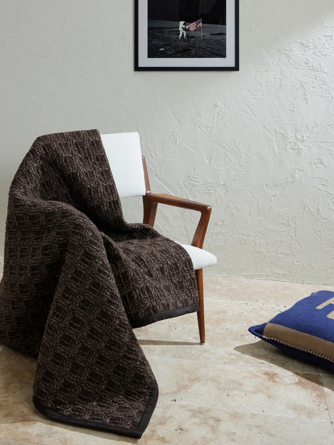 RRL - Quilted Wool and Cotton-Blend Jacquard Blanket