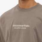 thisisneverthat Men's Logo Long Sleeve T-Shirt in Dark Mocha