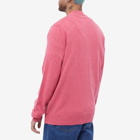 Comme des Garçons Play Men's Overlapping Heart Cardigan in Pink