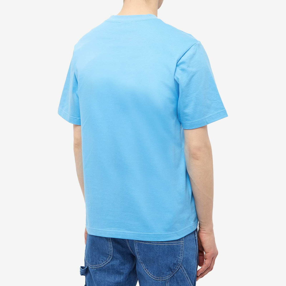 Stan Ray Men's Gold Standard T-Shirt in Gulf Blue/Natural Stan Ray