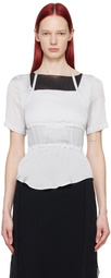 Youth Gray Halter Strap Blouse