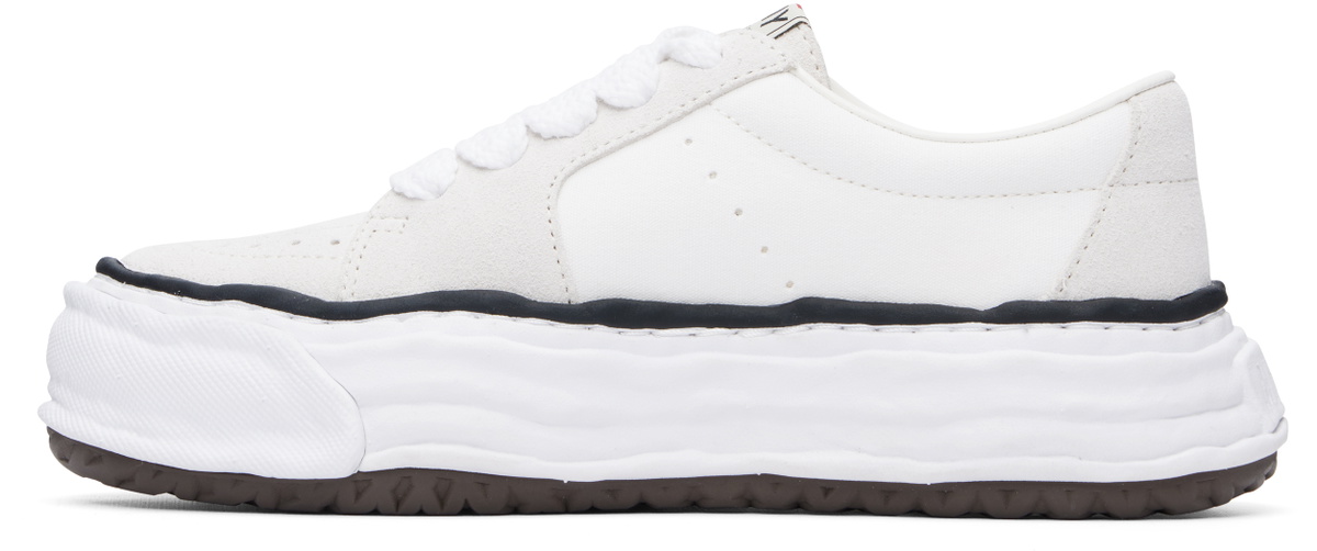 Maison MIHARA YASUHIRO Off-White 'Eric' OG Sole Mix Material Low-Top Sneakers
