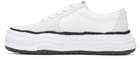 Maison MIHARA YASUHIRO Off-White 'Eric' OG Sole Mix Material Low-Top Sneakers