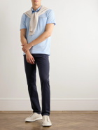 Zegna - Roccia Stretch Linen and Cotton-Blend Trousers - Blue