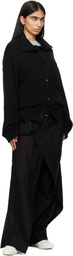 ADER error Black Mohair Cardigan