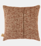 The House of Lyria Vitim jute, mohair, and wool-blend cushion