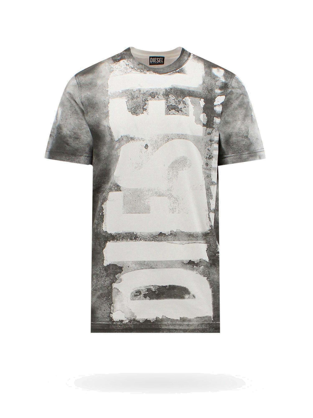 Tシャツ・カットソー DIESEL Men T-shirt Grey A174020NJBMT 9DU Diesel T Shirt Grey Mens Diesel