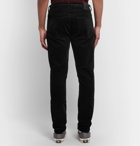 NN07 - Black Wilson Slim-Fit Stretch-Cotton Corduroy Trousers - Black