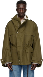 Hed Mayner Khaki Flap Pocket Jacket