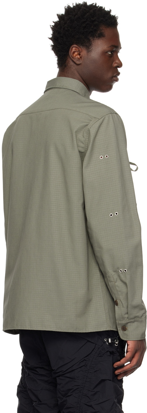 Reese Cooper Khaki Modular Pocket Shirt