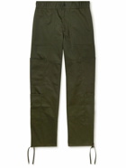 Wales Bonner - Earth Straight-Leg Cotton-Gabardine Cargo Trousers - Green
