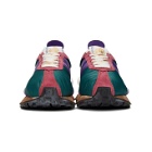 Lanvin SSENSE Exclusive Green and Purple Bumper Sneakers
