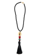 Timeless Pearly Tassel Beaded Necklace - Multicoloured - One Size