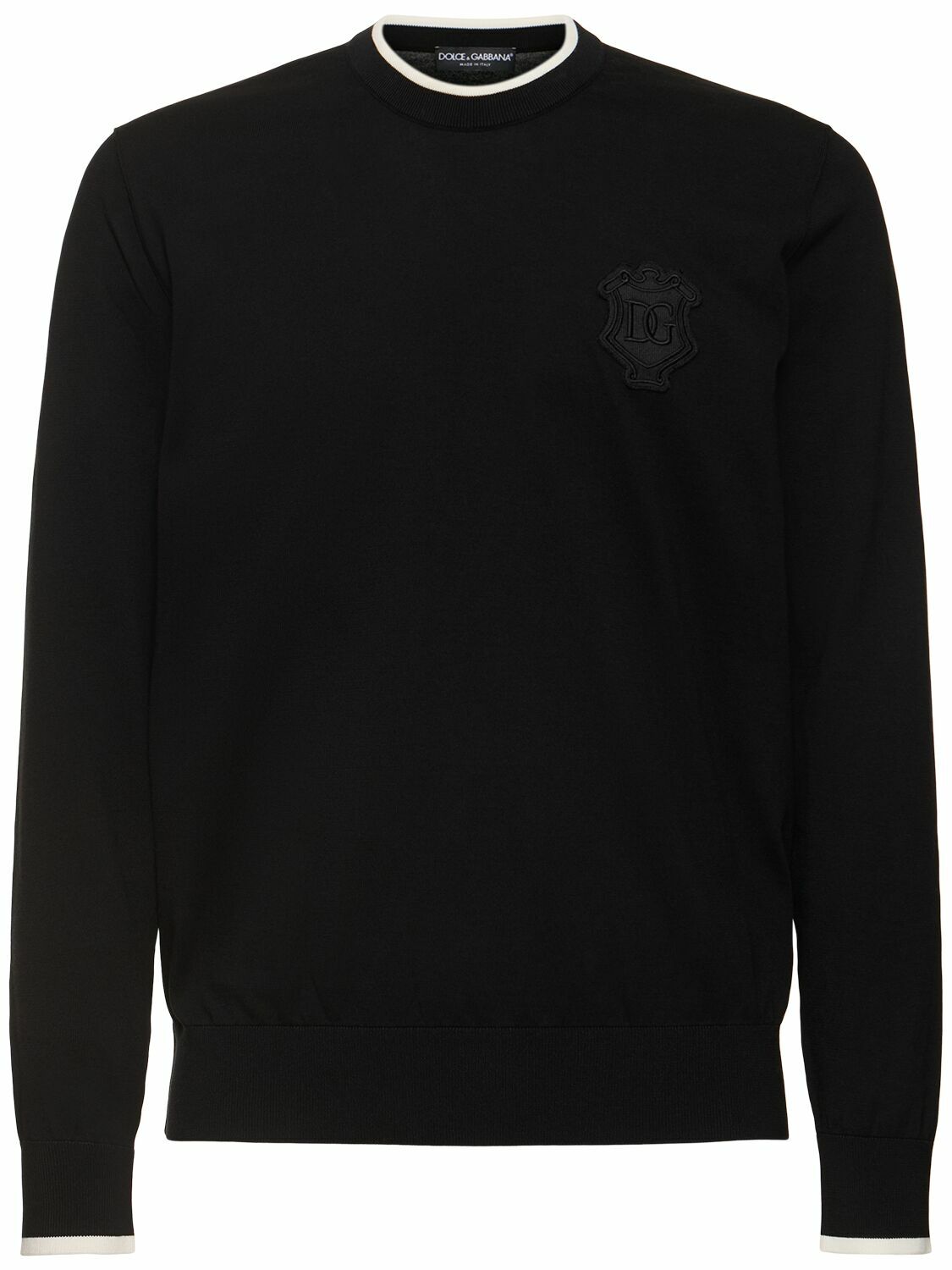 Dolce and gabbana black sweater best sale