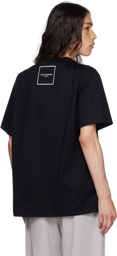 Wooyoungmi Black Square Label T-Shirt