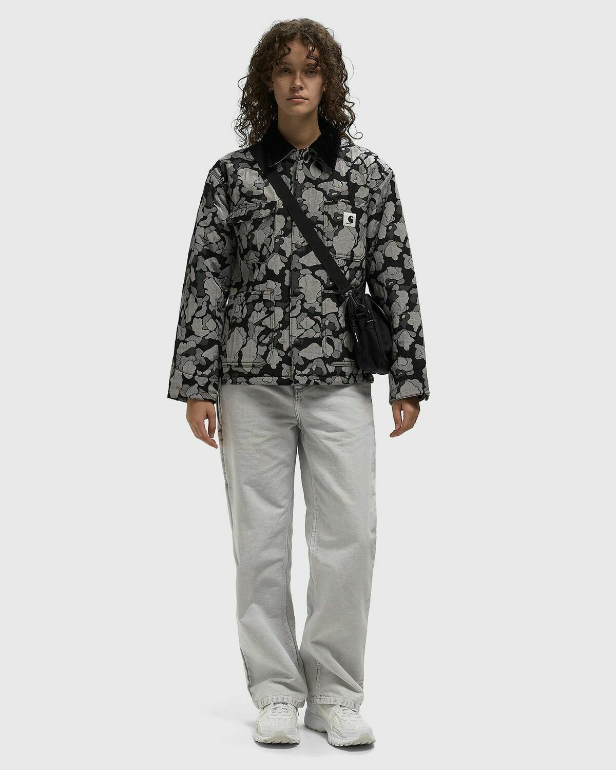 Carhartt WIP Tapestry Chore Coat Black Womens Bomber Jacket