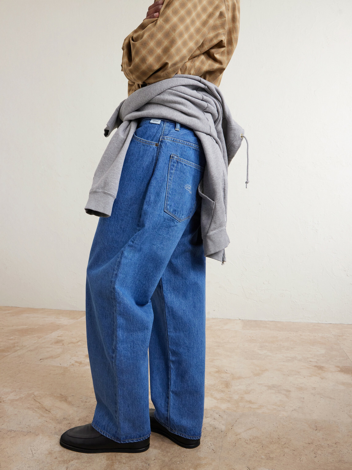 WTAPS - Wide-Leg Jeans - Blue
