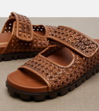 Miu Miu Woven leather sandals