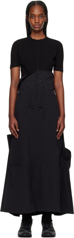 Photo: Y-3 Black Vent Midi Skirt