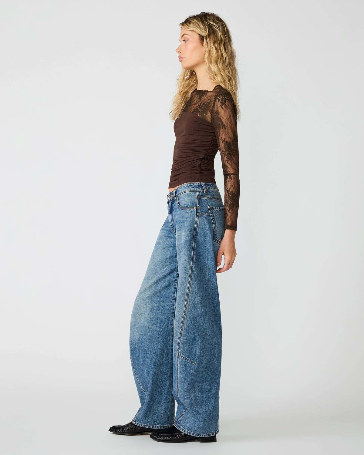 Steve Madden Reece Knit Top in Espresso